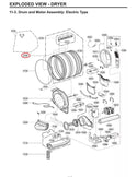 LG Dryer Drums AJQ75298102 (OEM) Dryer LG