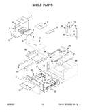 Whirlpool Refrigerator & Freezer Shelves W11243759 (OEM) Refrigerator & Freezer Whirlpool