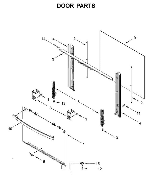 Whirlpool Range Glass W11620489 (OEM) Range Whirlpool