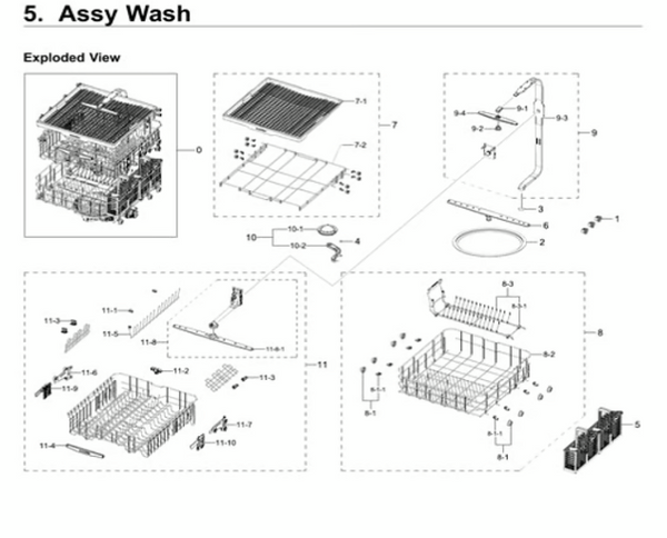 Samsung Dishwasher Misc. Parts DD82-01752A (OEM) Dishwasher Samsung