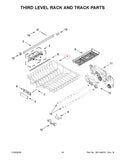 Kitchenaid Dishwasher Racks W11127727 (OEM) Dishwasher Kitchenaid