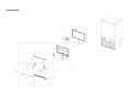 Samsung Refrigerator & Freezer Rails DA61-04840A (OEM) Refrigerator & Freezer Samsung