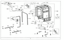 Samsung Dishwasher Spray Arms DD82-01421A (OEM) Dishwasher Samsung