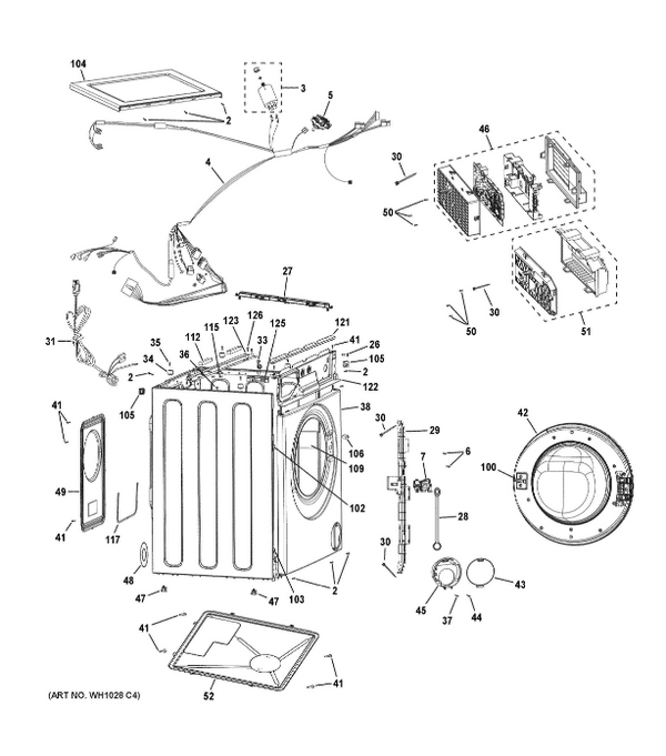GE Washer Control Boards WH18X28358 (OEM) Washer GE