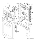 GE Dishwasher Handles GE-WD09X25560 (OEM) Dishwasher GE