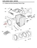 LG Dryer Door Strikes 4027EL1001A (OEM) Dryer LG