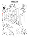 Whirlpool Dryer Brackets W11481730 (OEM) Dryer Whirlpool