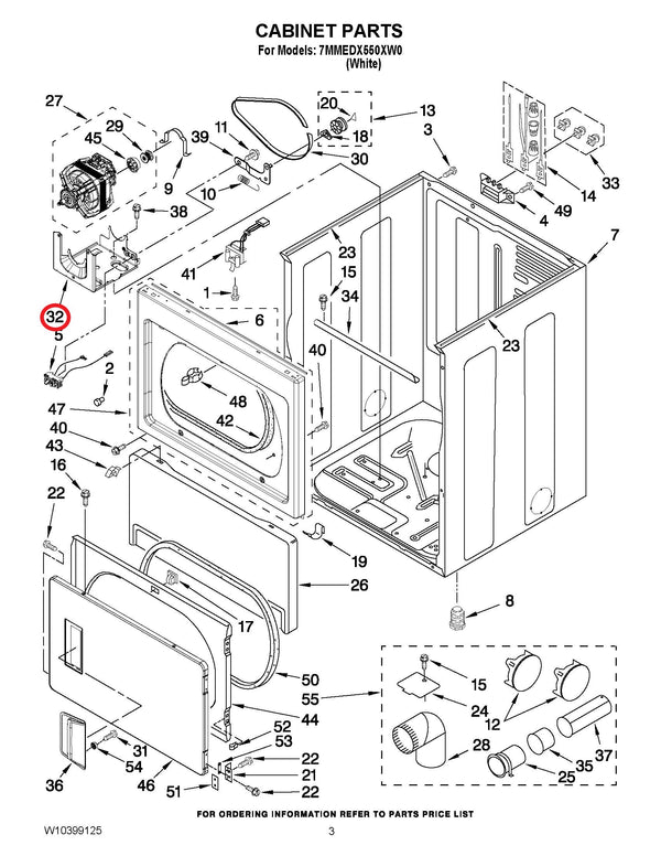 Whirlpool Dryer Brackets W11481730 (OEM) Dryer Whirlpool