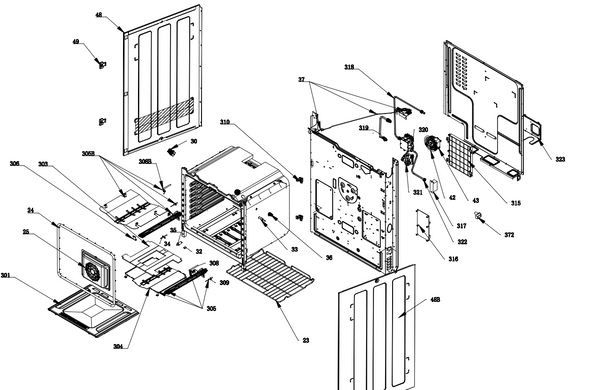 Midea Range Spark Modules 17471100004766 (OEM) Range Midea