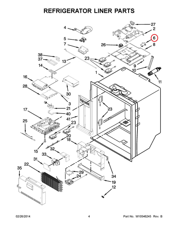 Whirlpool Refrigerator & Freezer Water Filter Housings W11194438 (OEM) Refrigerator & Freezer Whirlpool