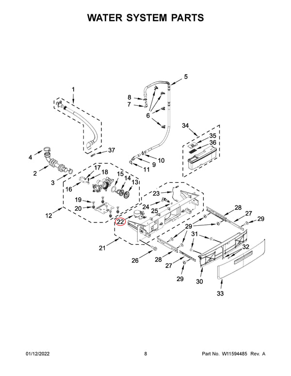 Whirlpool Washer Motors W11318806 (OEM) Washer Whirlpool