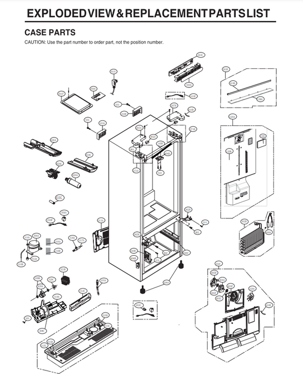 LG Refrigerator & Freezer Misc. Parts CSP30242918 (OEM) Refrigerator & Freezer LG