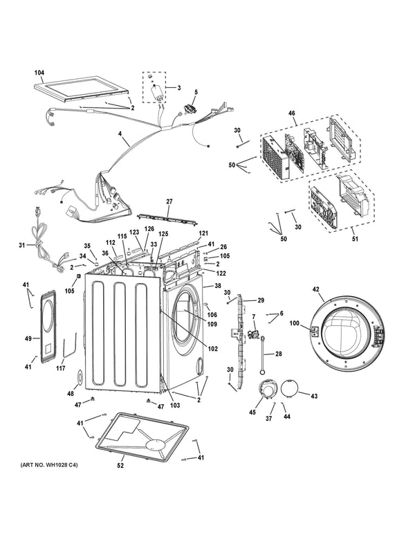 GE Washer Misc. Parts WH43X28369 (OEM) Washer GE