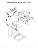 Whirlpool Washer Backsplashes / Consoles / Control Panels WPW10520780 (OEM) Washer Whirlpool