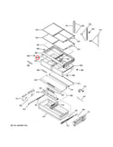 GE Refrigerator & Freezer Drawers / Crisper Drawers WR02X21803 (OEM) Refrigerator & Freezer GE