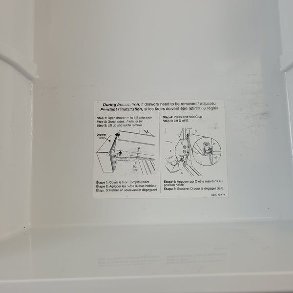 Whirlpool Refrigerator & Freezer Drawers / Crisper Drawers W10734569 Refrigerator & Freezer Whirlpool