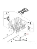 GE Dishwasher Racks WD22X10094 (OEM) Dishwasher GE