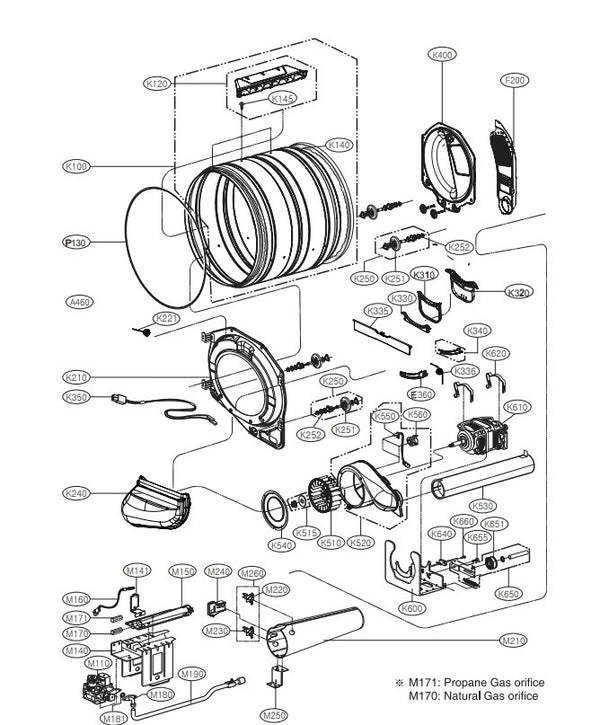 LG Dryer Rollers / Wheels AGM75510755 (OEM) Dryer LG
