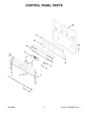 Whirlpool Range Control Panel W11184720 (OEM) Range Whirlpool