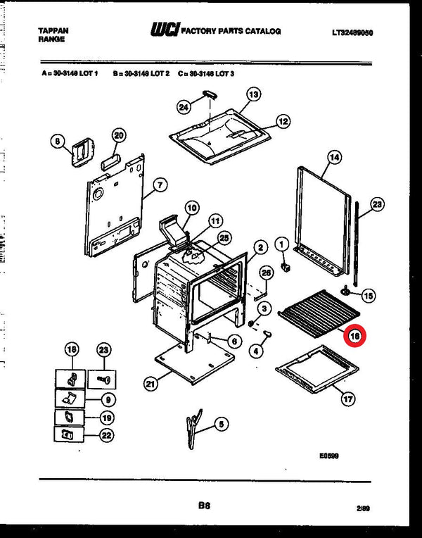 Frigidaire Range Oven Racks 316067902 (OEM) Range Frigidaire