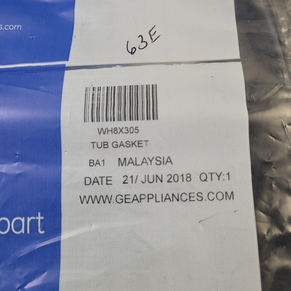 GE Washer Gasket WH8X305 Washer GE