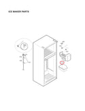 LG Refrigerator & Freezer Ice Bins / Ice Containers AKC73049404 (OEM) Refrigerator & Freezer LG