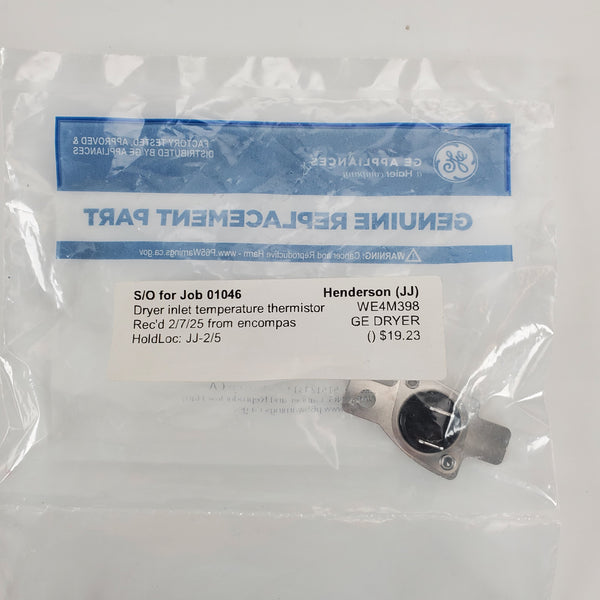 GE Dryer Thermostats WE4M398 (OEM) Dryer GE