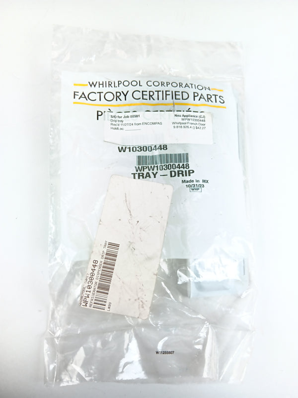 Whirlpool Refrigerator & Freezer Drain Pans / Drip Pans / Trays WPW10300448 (OEM) Refrigerator & Freezer Whirlpool