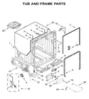 Whirlpool Dishwasher Brackets / Mounting Hardware W11317194 (OEM) Dishwasher Whirlpool