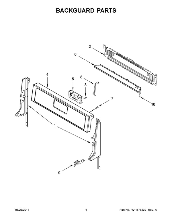 Whirlpool Range Consoles W10873107 (OEM) Range Whirlpool