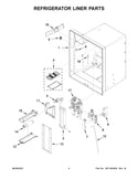 Whirlpool Refrigerator & Freezer Brackets 67006325 (OEM) Refrigerator & Freezer Whirlpool