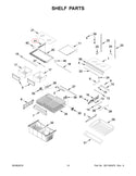 Whirlpool Refrigerator & Freezer Rails WPW10671238 (OEM) Refrigerator & Freezer Whirlpool