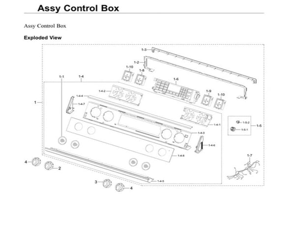Samsung Range Switches DG44-01007C (OEM) Range Samsung