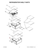 Whirlpool Refrigerator & Freezer Drawers / Crisper Drawers W11162446 (OEM) Refrigerator & Freezer Whirlpool