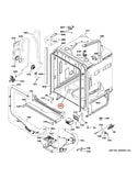 GE Dishwasher Heater Elements WD05X30298 (OEM) Dishwasher GE