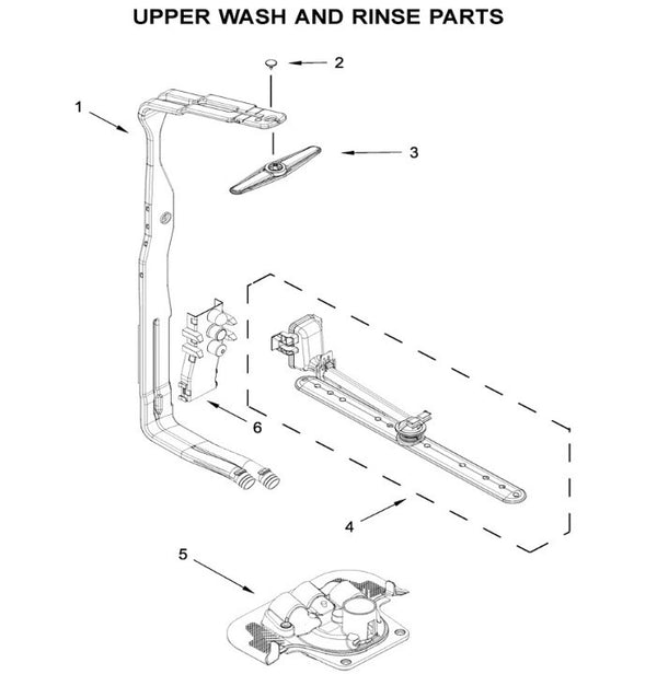 Whirlpool Dishwasher Misc. Parts W10903503 (OEM) Dishwasher Whirlpool