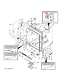 GE Dishwasher Misc. Parts WD12X26438 (OEM) Dishwasher GE