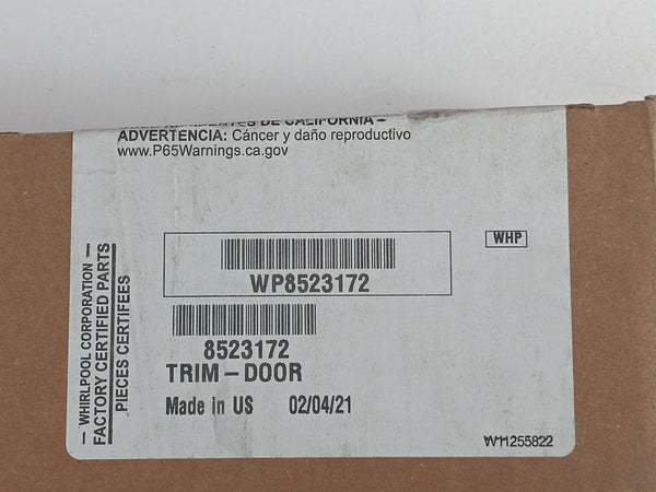 Whirlpool Range Misc. Parts WP8523172 Range Whirlpool