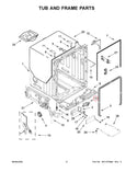 Whirlpool Dishwasher Switches W11545764 (OEM) Dishwasher Whirlpool