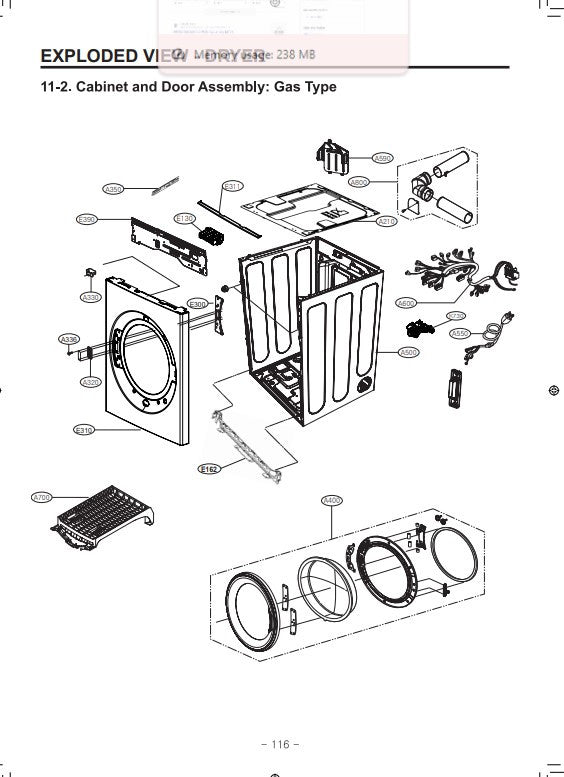 GE Dryer Control Boards EBR31002608 (OEM) Dryer GE