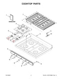 Whirlpool Range Burner Assemblies / Burner Heads W11435630 (OEM) Range Whirlpool