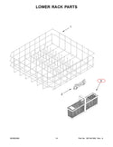 Whirlpool Dishwasher Silverware Baskets W11281128 (OEM) Dishwasher Whirlpool