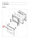 Samsung Range Door Handles DG94-03005B (OEM) Range Samsung