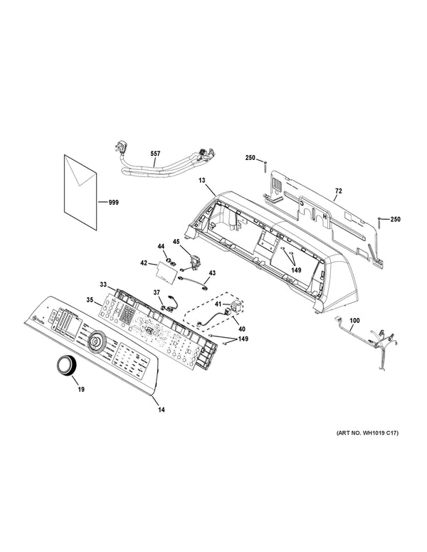 GE Washer Misc. Parts WH22X34182 (OEM) Washer GE