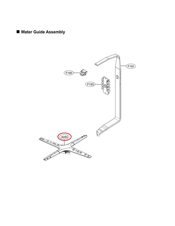 LG Dishwasher Water Tubes AGB73932405 (OEM) Dishwasher LG