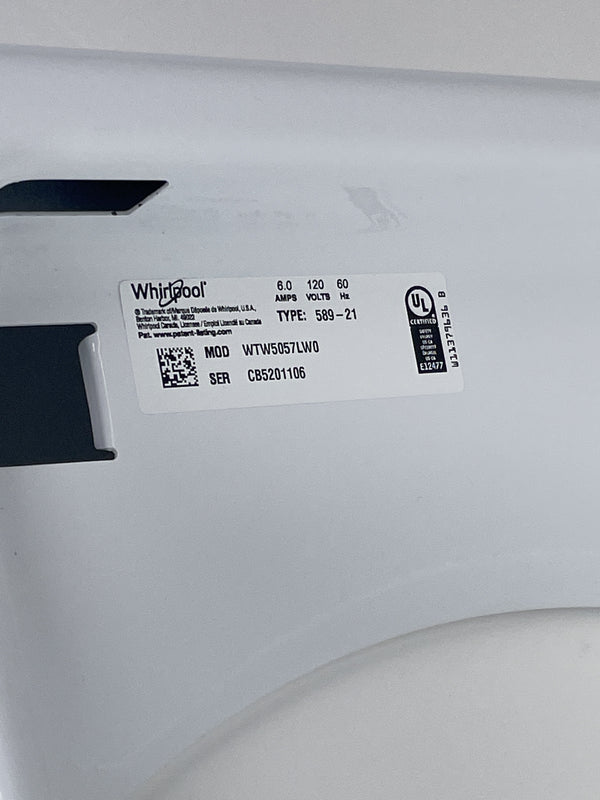 Whirlpool Washer Top Panels W11513254 (OEM) Washer Whirlpool