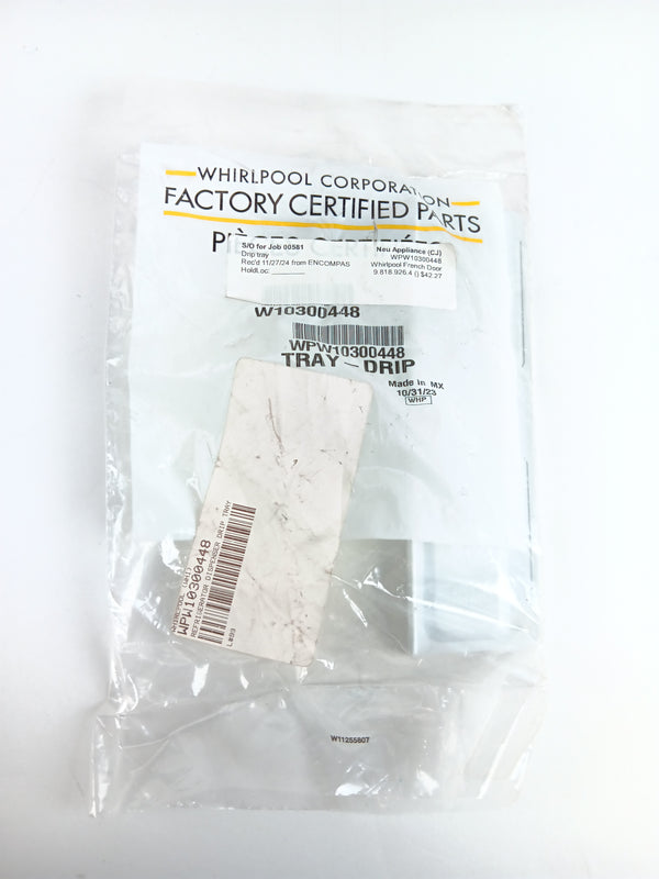 Whirlpool Refrigerator & Freezer Drain Pans / Drip Pans / Trays WPW10300448 (OEM) Refrigerator & Freezer Whirlpool