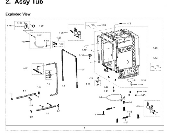 Samsung Dishwasher Water Inlet Valves DD82-01588A (OEM) Dishwasher Samsung
