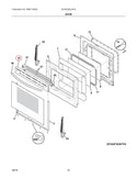 Frigidaire Range Door Trim Pieces 5304533994 (OEM) Range Frigidaire