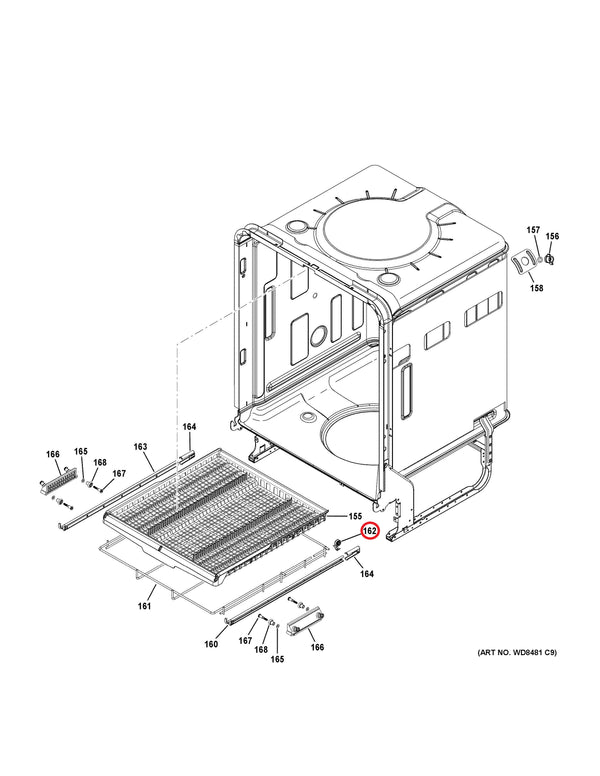 Haier Dishwasher Racks WD30X22347 (OEM) Dishwasher Haier